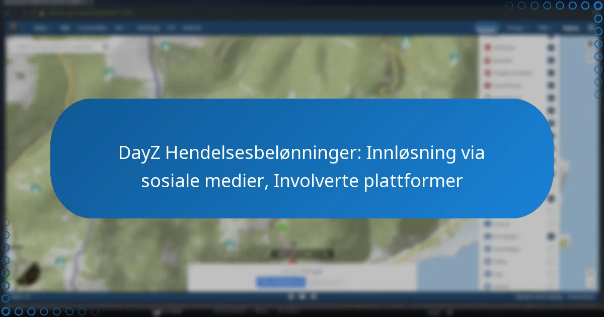 DayZ Hendelsesbelønninger: Innløsning via sosiale medier, Involverte plattformer