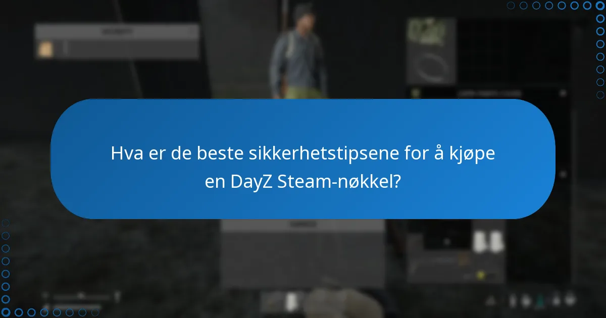 Hvordan kan jeg unngå svindel når jeg kjøper en DayZ Steam-nøkkel?