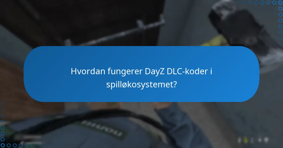 Hvordan fungerer DayZ DLC-koder i spilløkosystemet?